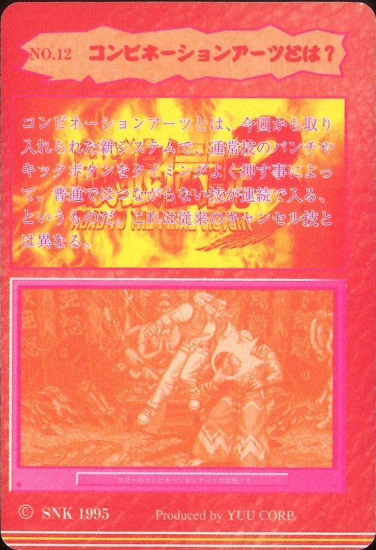 12 コンビネーションアーツとは? 裏